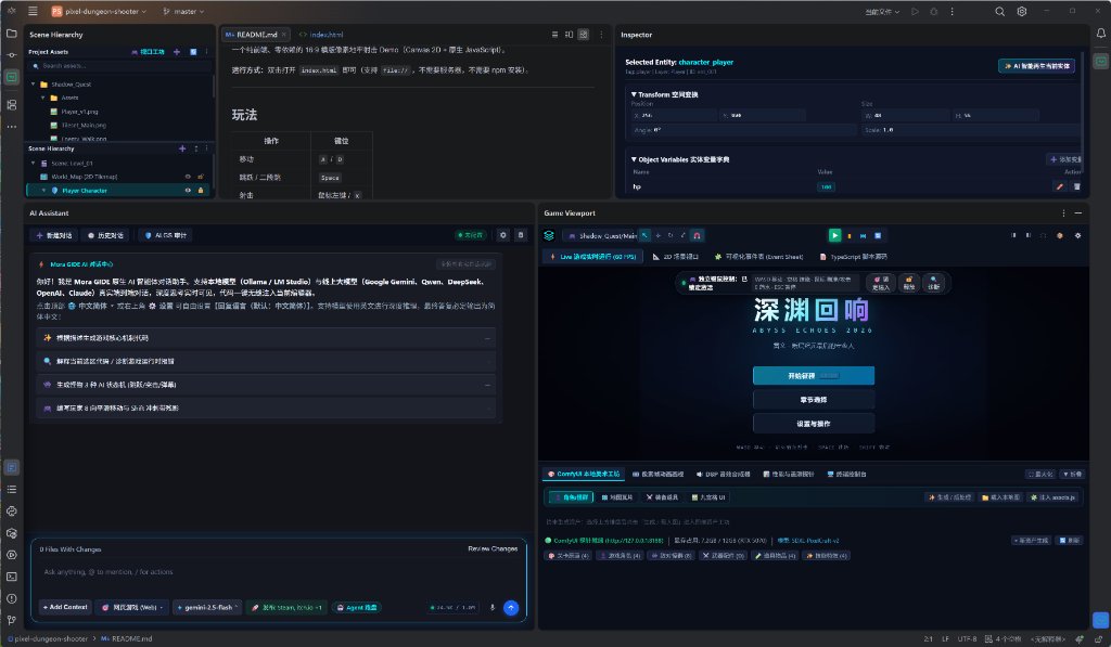 Mora GIDE Native IntelliJ Platform IDE